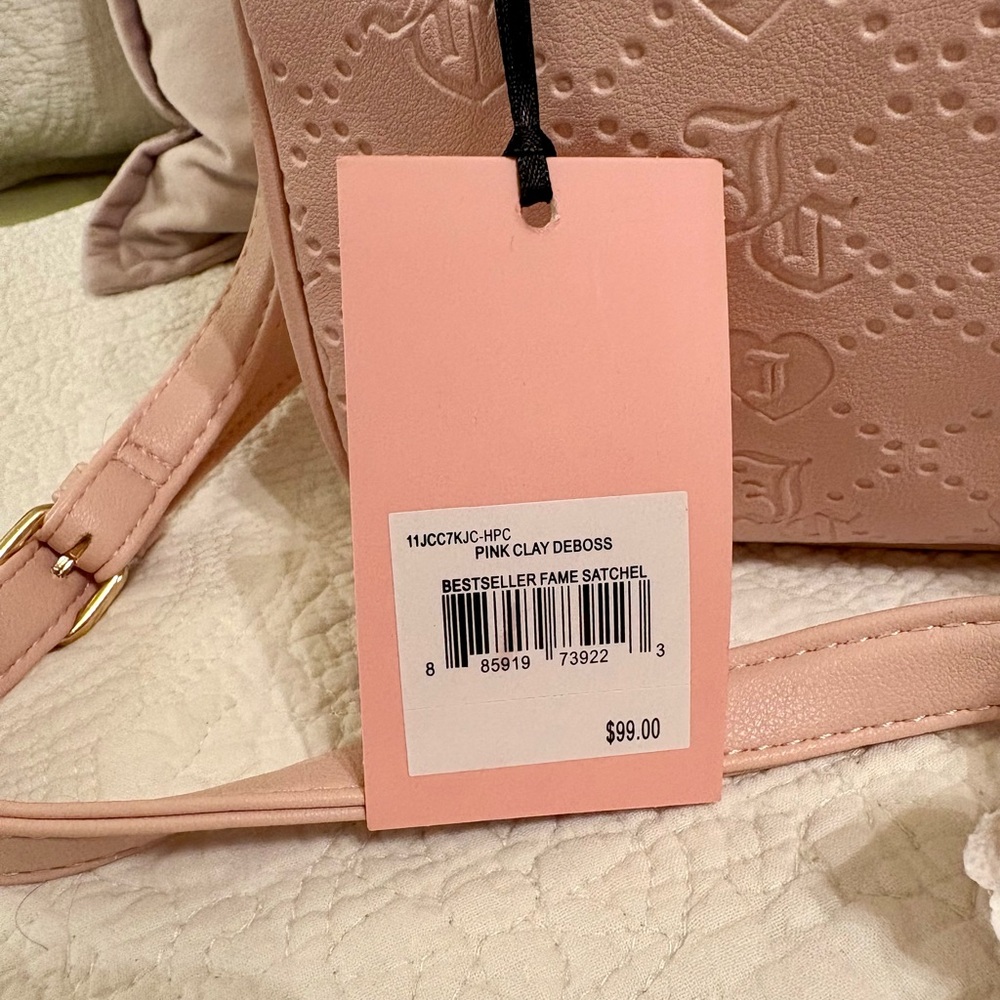 Juicy Couture Pink Satchel with Gold Hardware - Picture 5 of 5